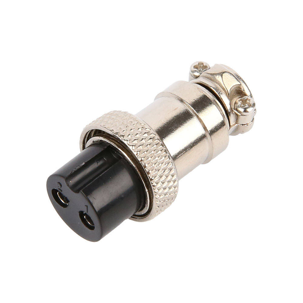 Авиационный разъём GX16 2-контактный, мама